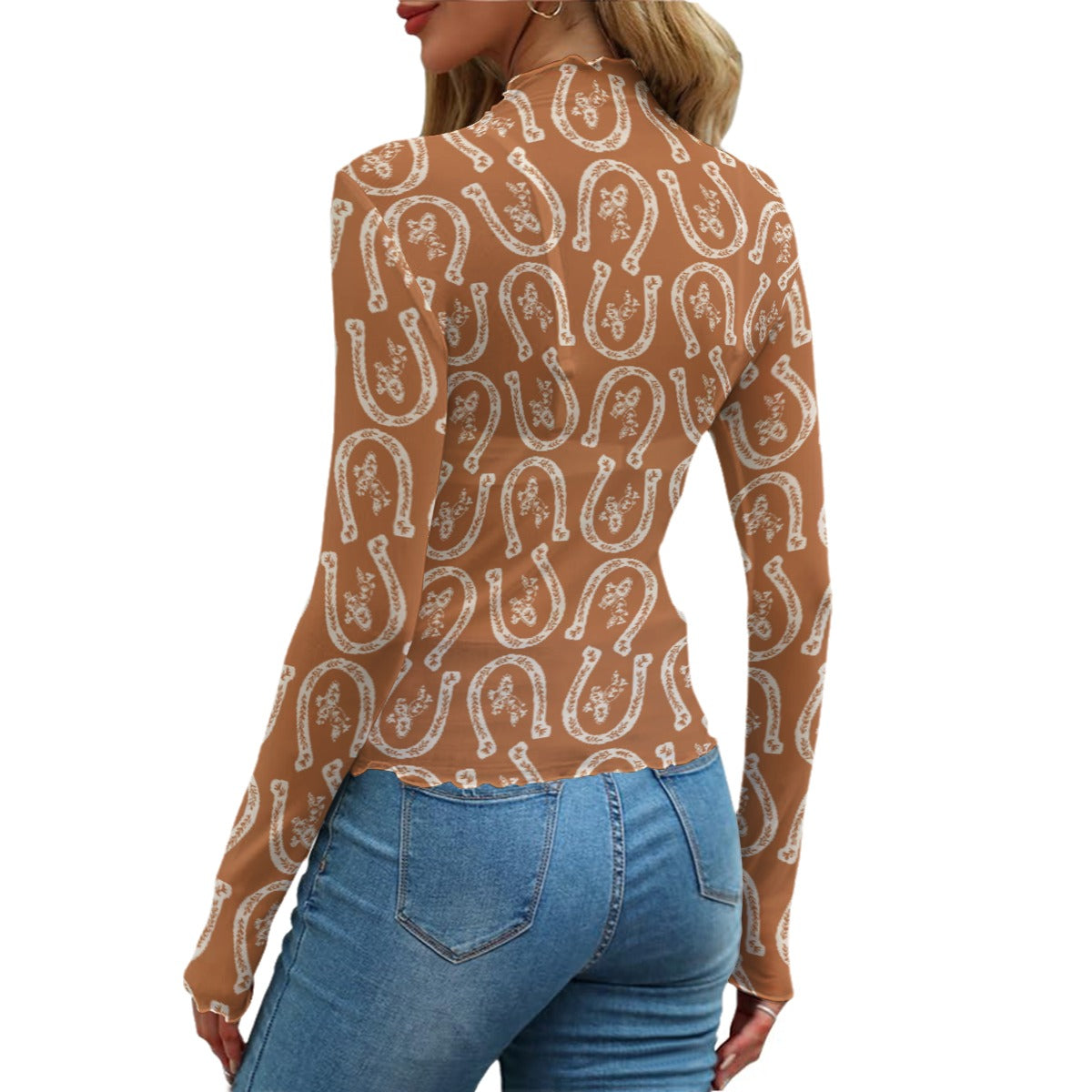 Rust Horseshoe Mesh