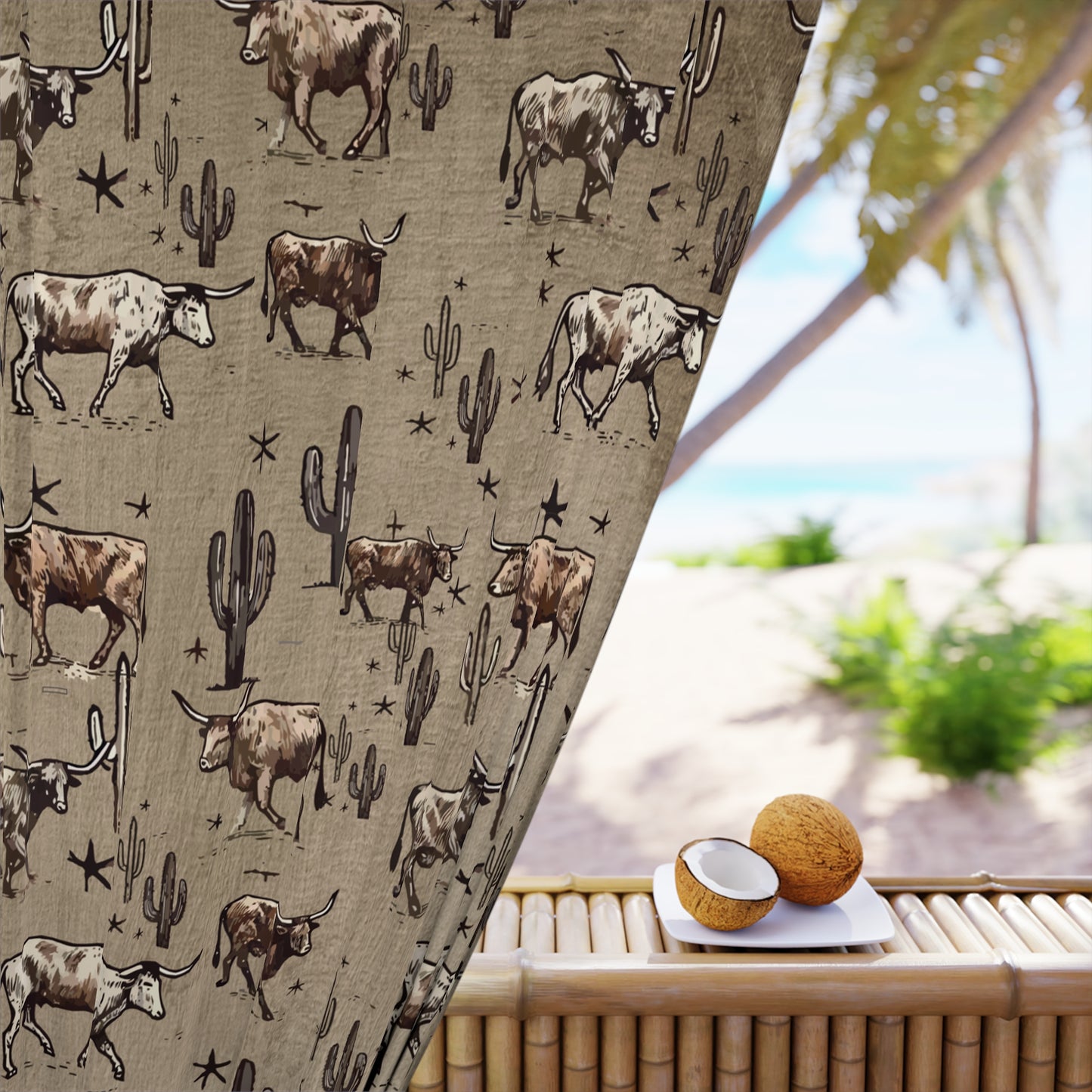 Longhorn Heritage Curtains