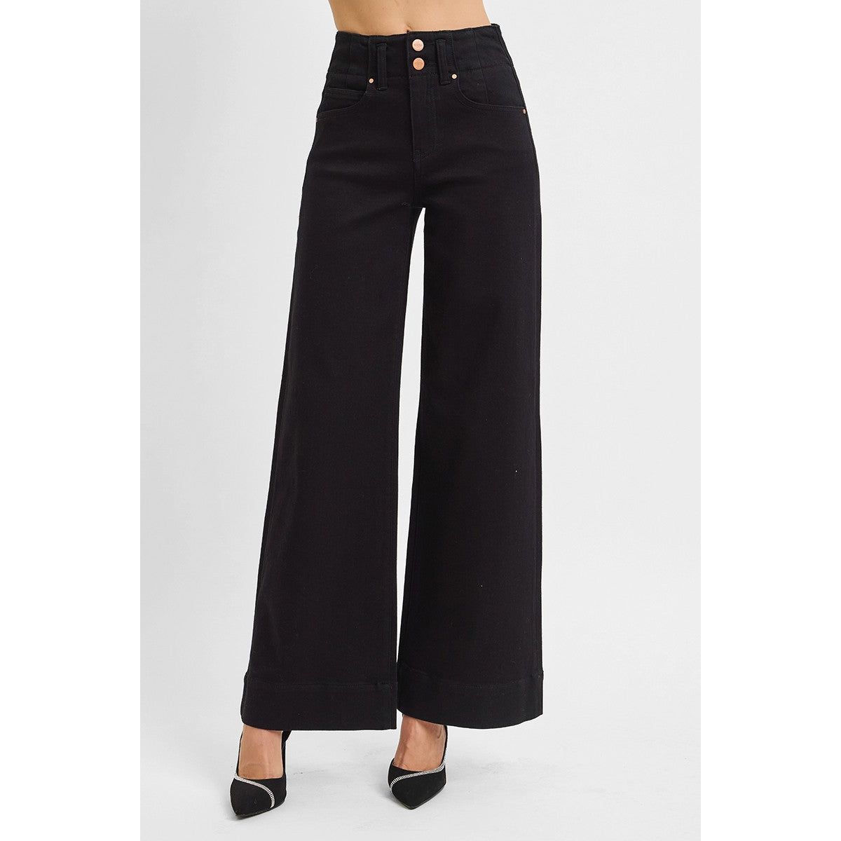 Black HIGH RISE ANKLE