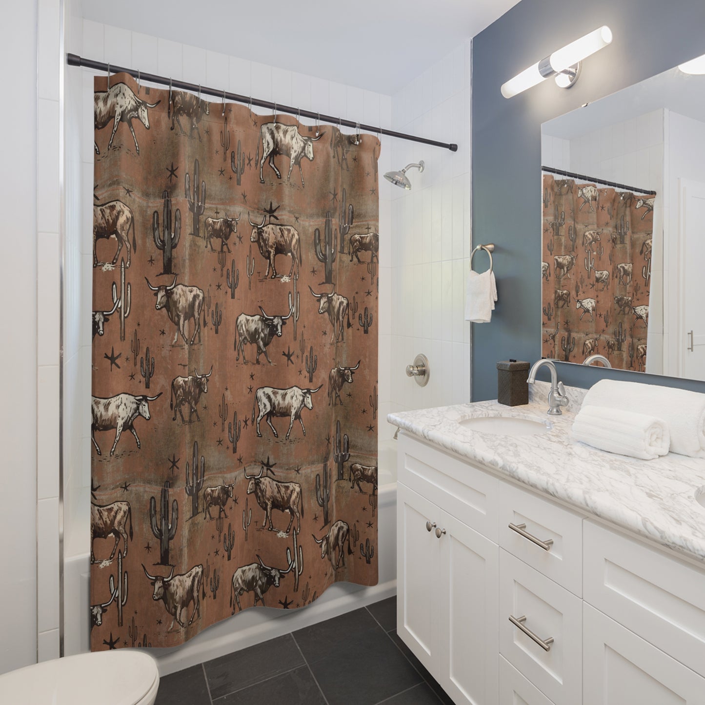Lonhorn Heritage Shower Curtain