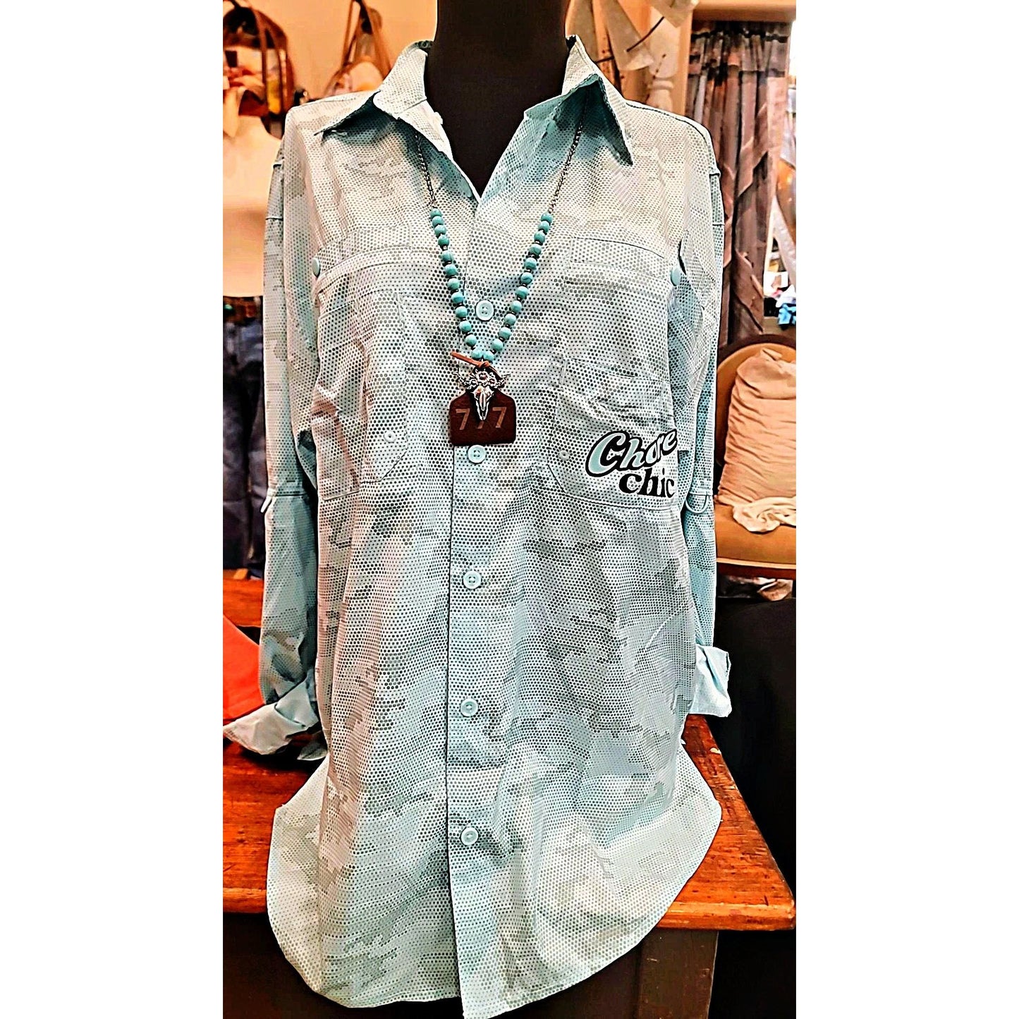 Chore Chic Button Up