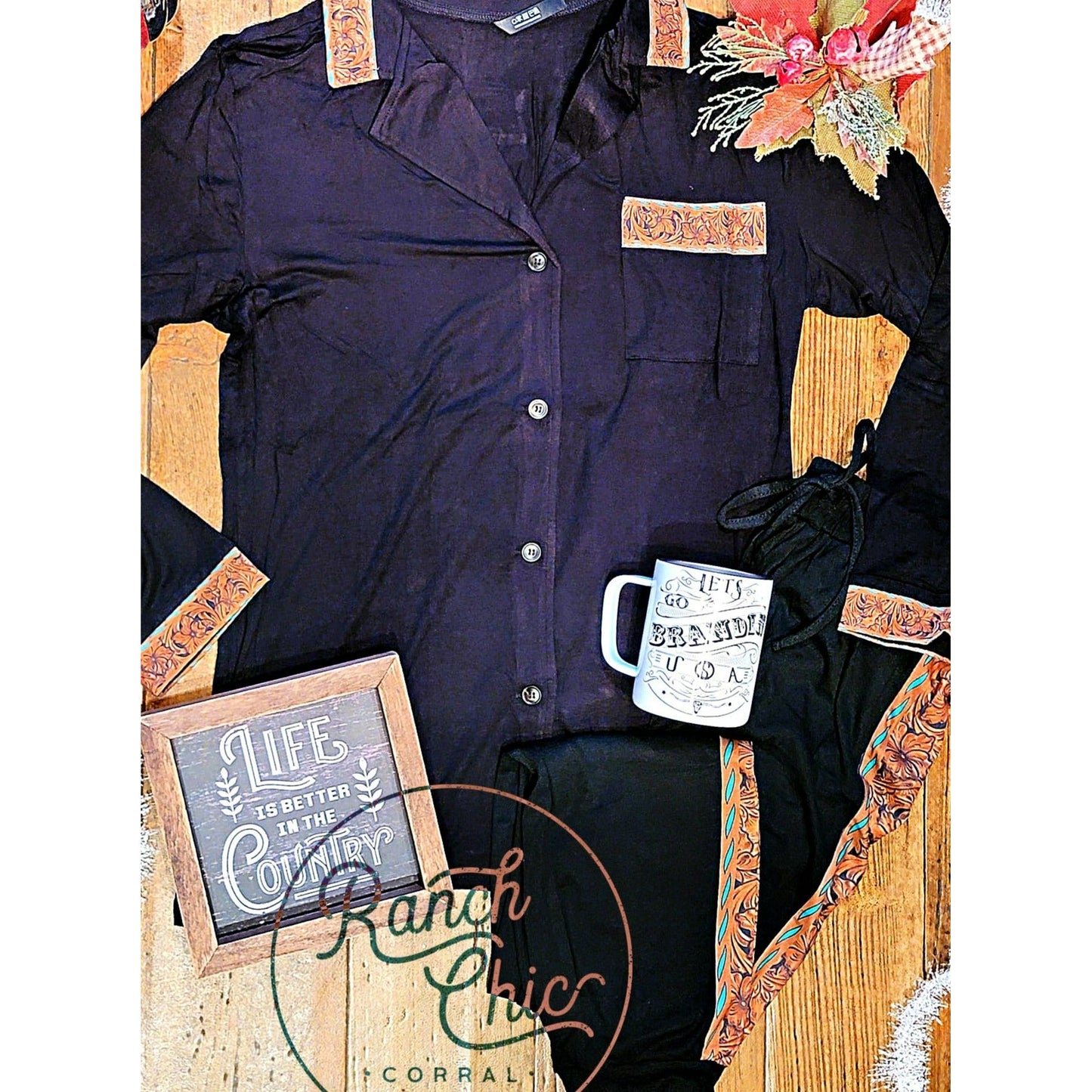 Cowgirl Tooled PJ Set