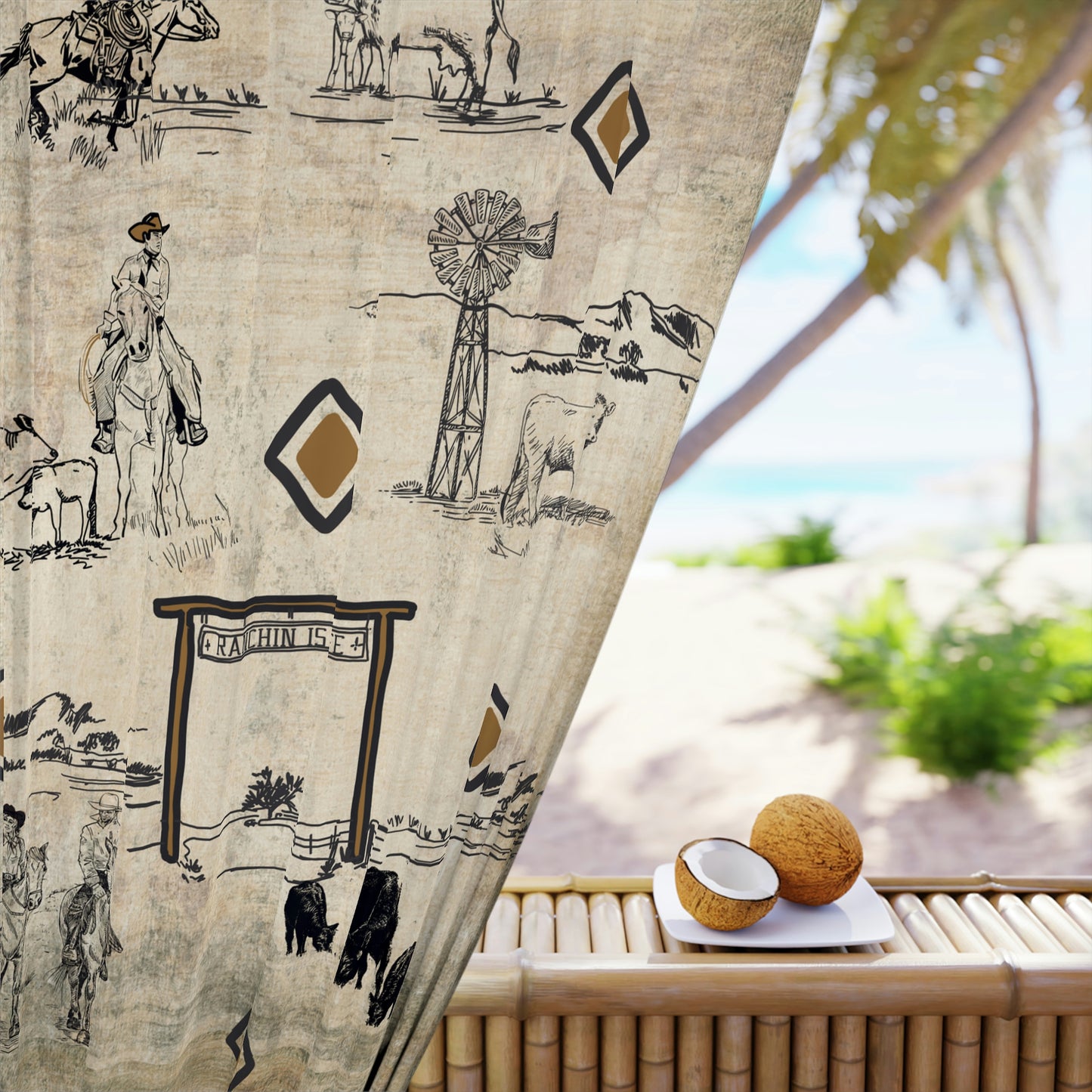 Pairs Window Curtains (1 Piece)