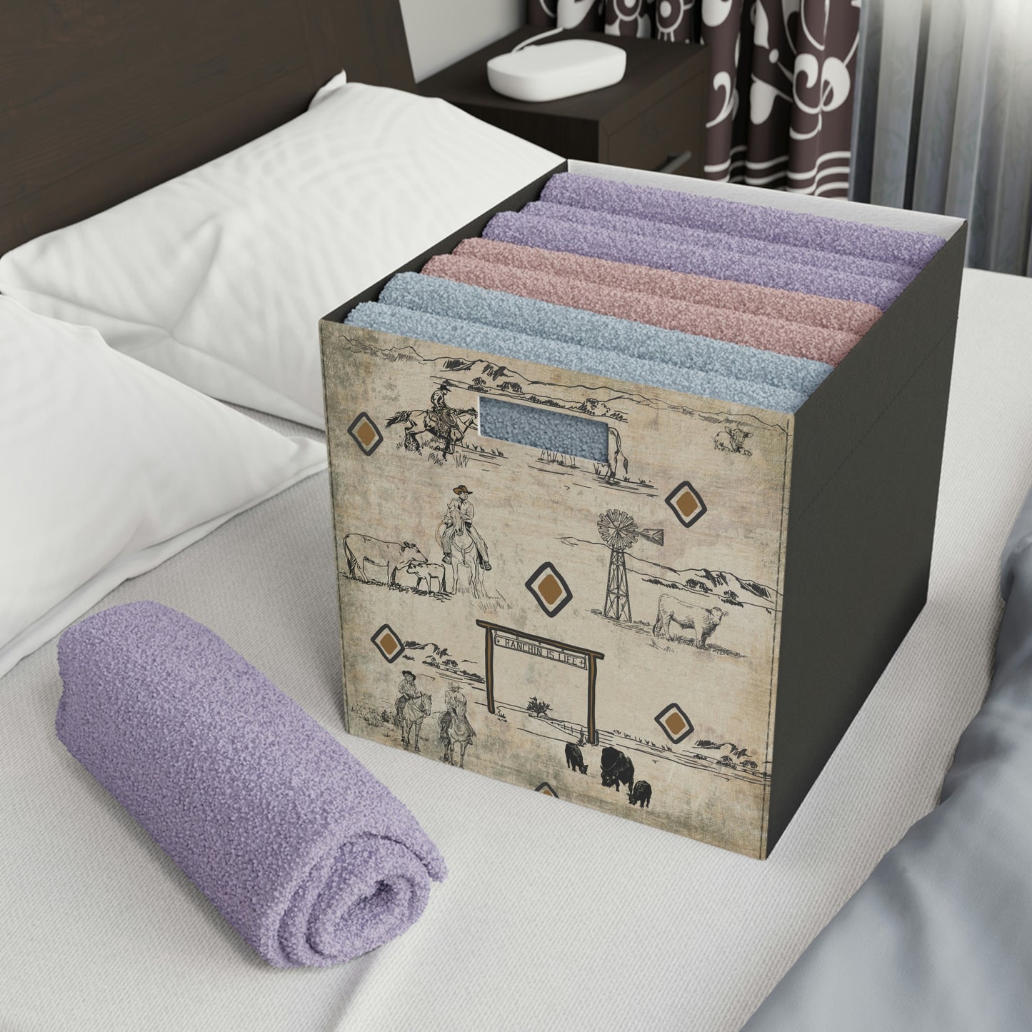 Pairs Felt Storage Box