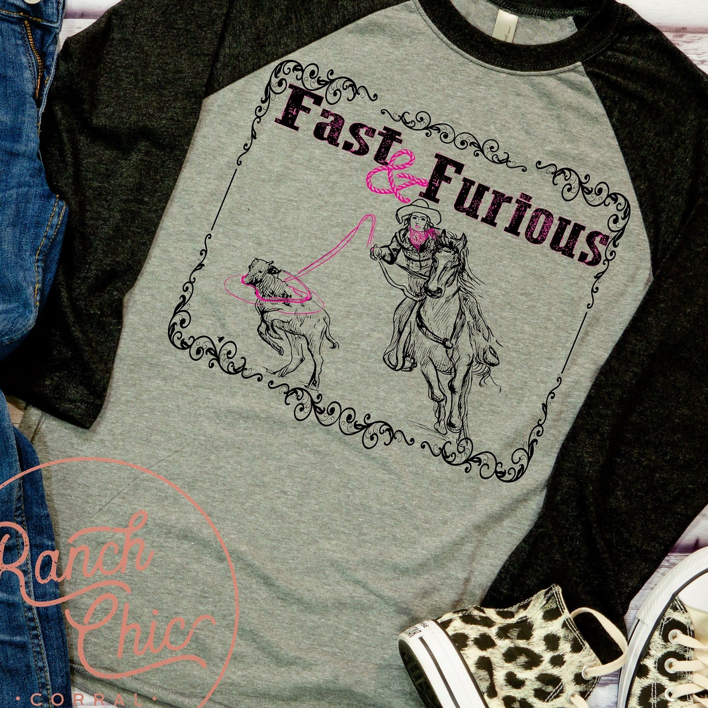 Fast Furious Raglan