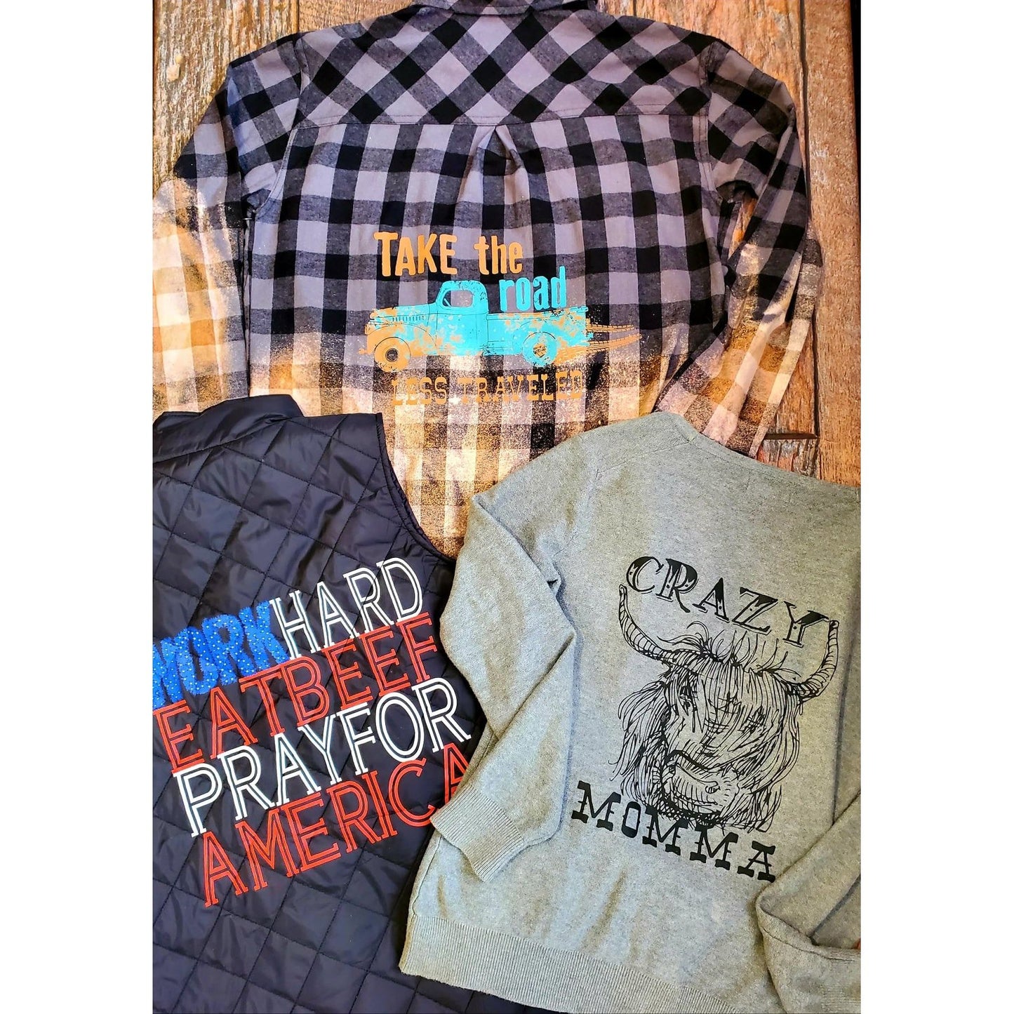 Road Less Traveled Distressed Flannel