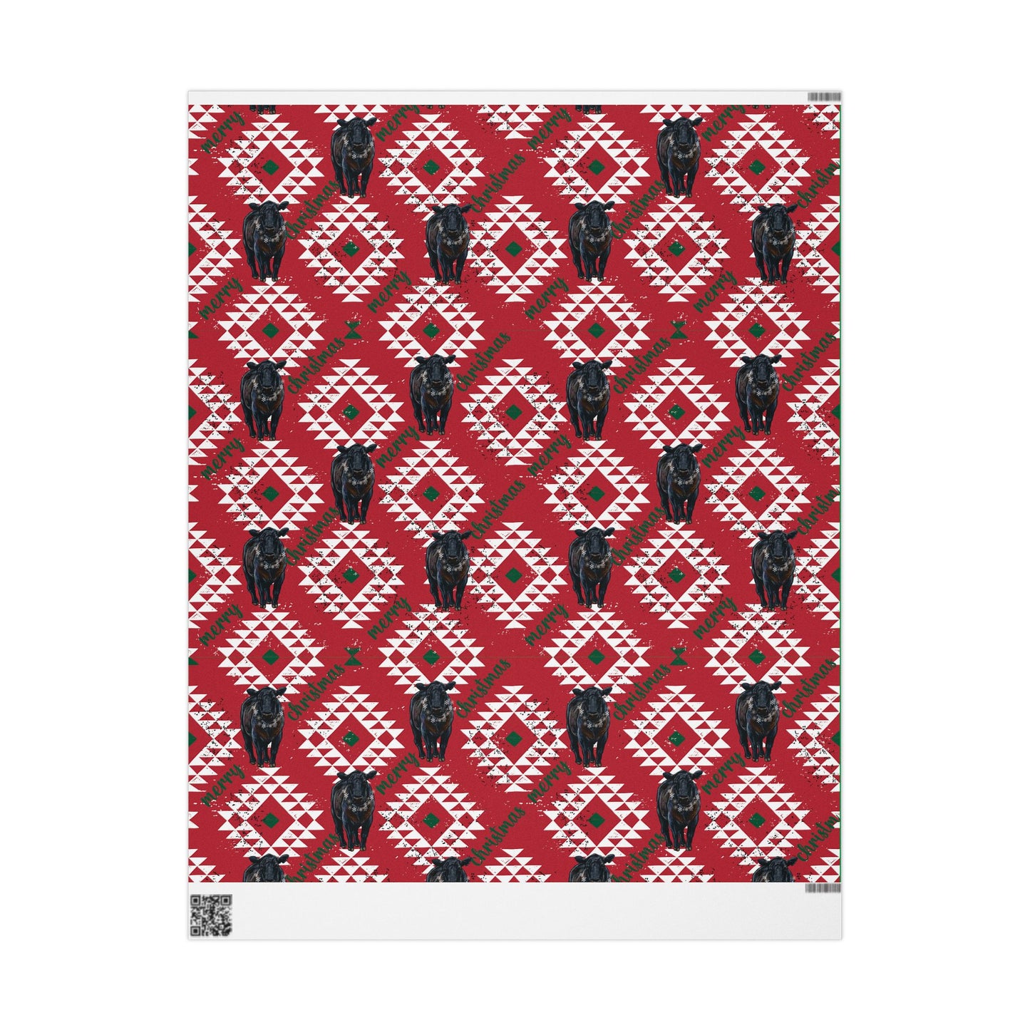 Angus Christmas  Wrapping Paper