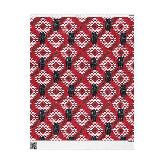 Angus Christmas  Wrapping Paper