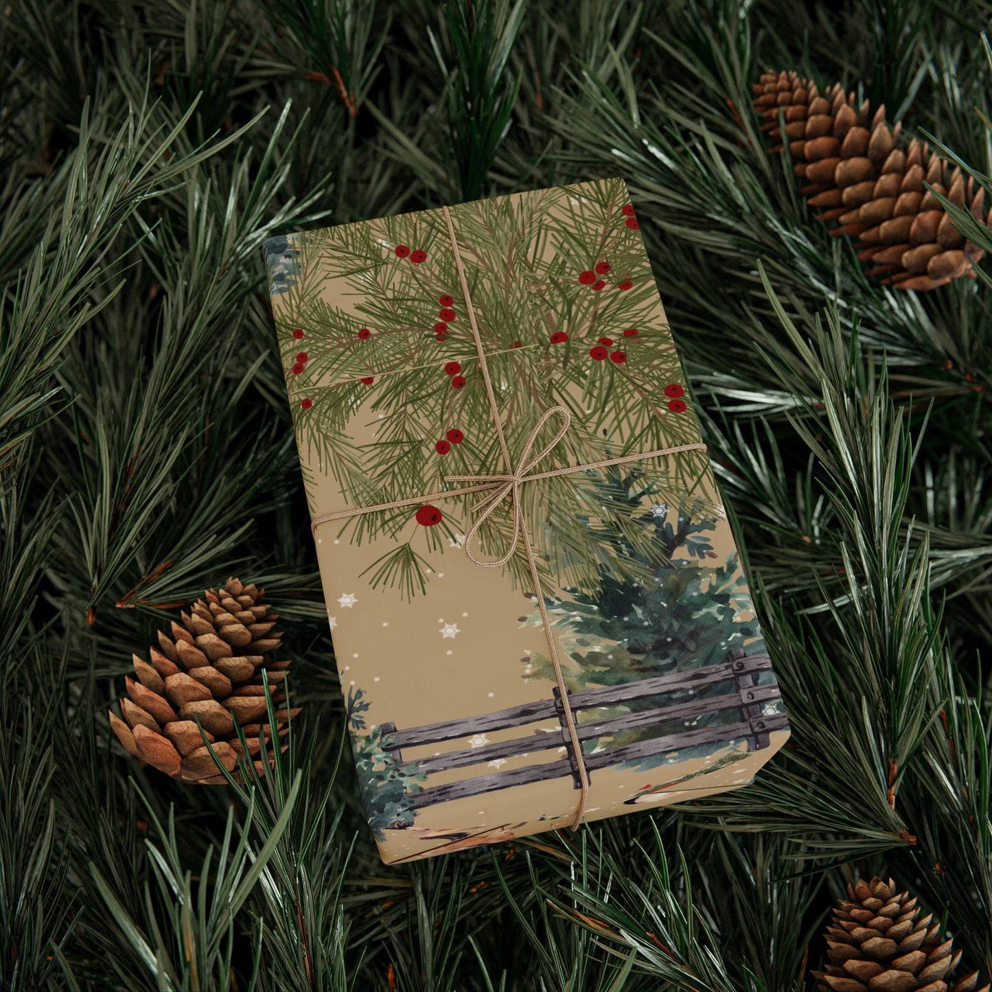 Horse Barn Wrapping Paper