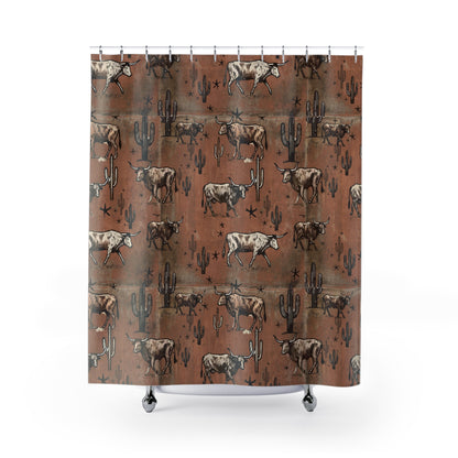 Lonhorn Heritage Shower Curtain