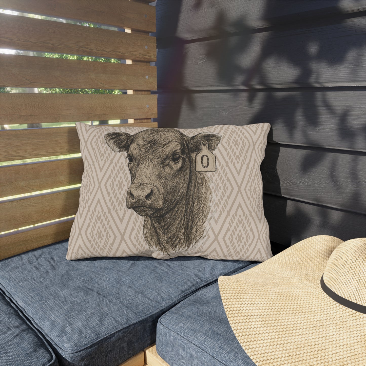 Angus Patio Pillow