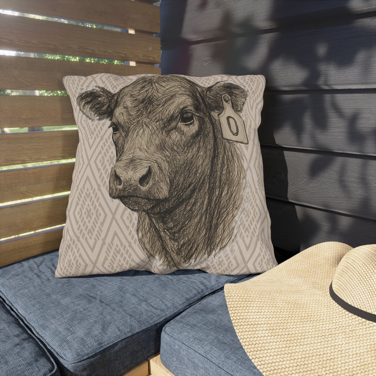 Angus Patio Pillow
