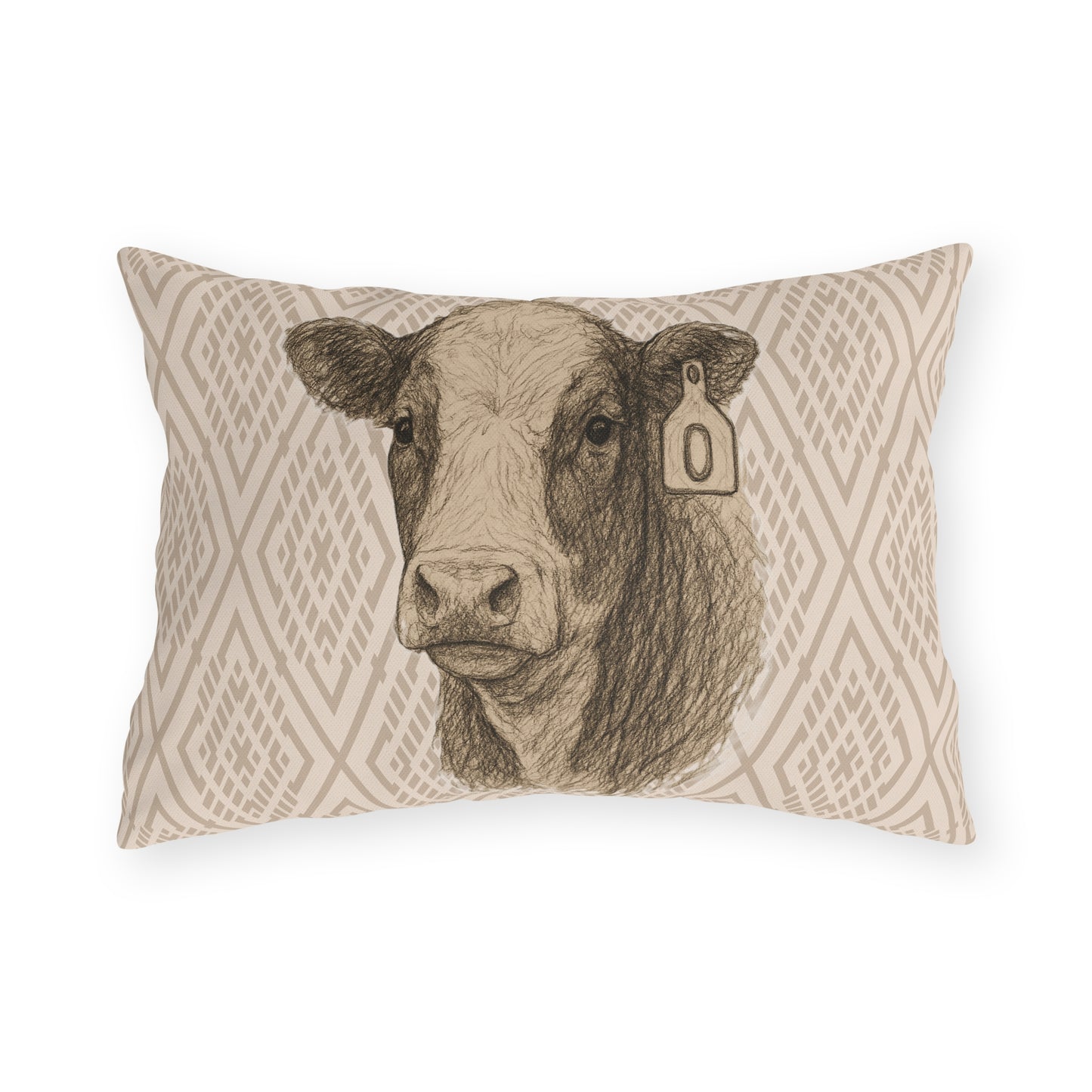 Baldie Patio Pillow