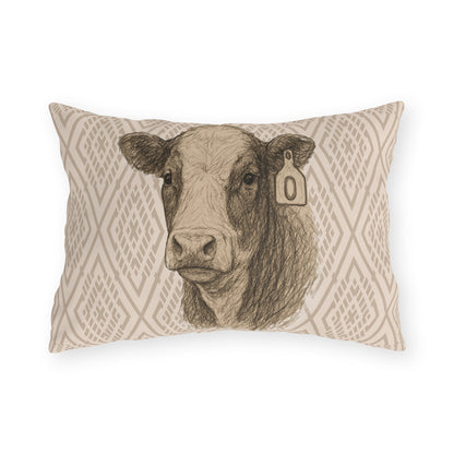 Baldie Patio Pillow