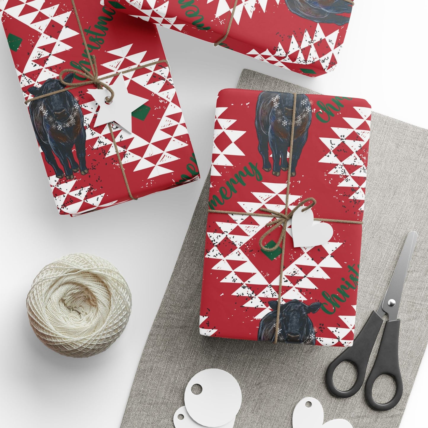 Angus Christmas  Wrapping Paper