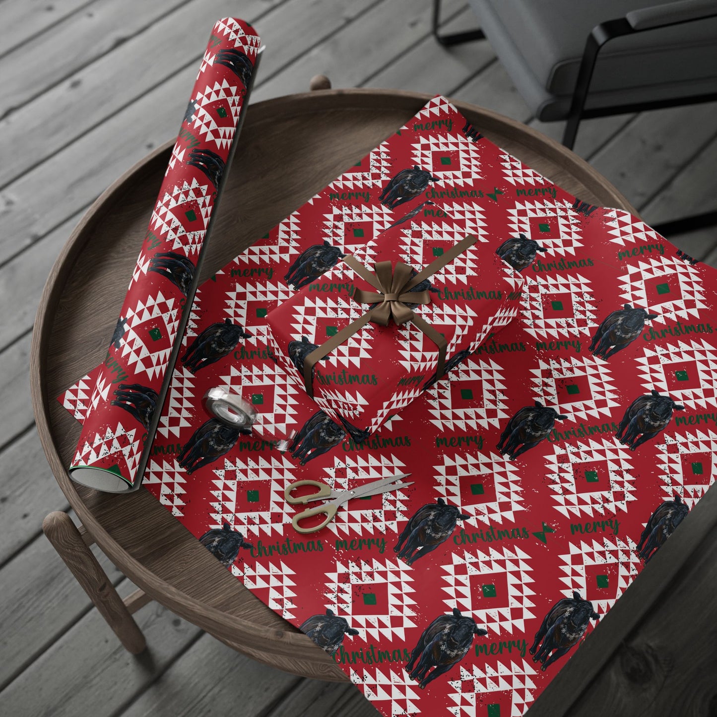 Angus Christmas  Wrapping Paper