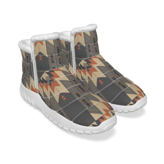 Gray Days Aztec Snow Boots
