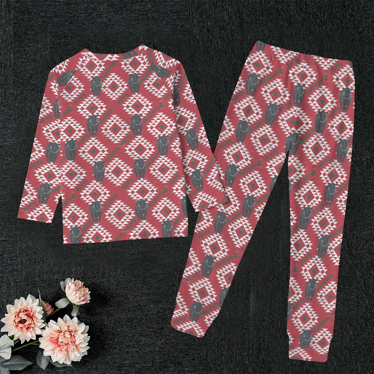 Angus Christmas Youth Pajamas
