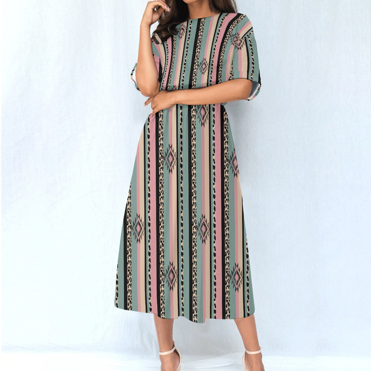 Pink Spur Summer Dress