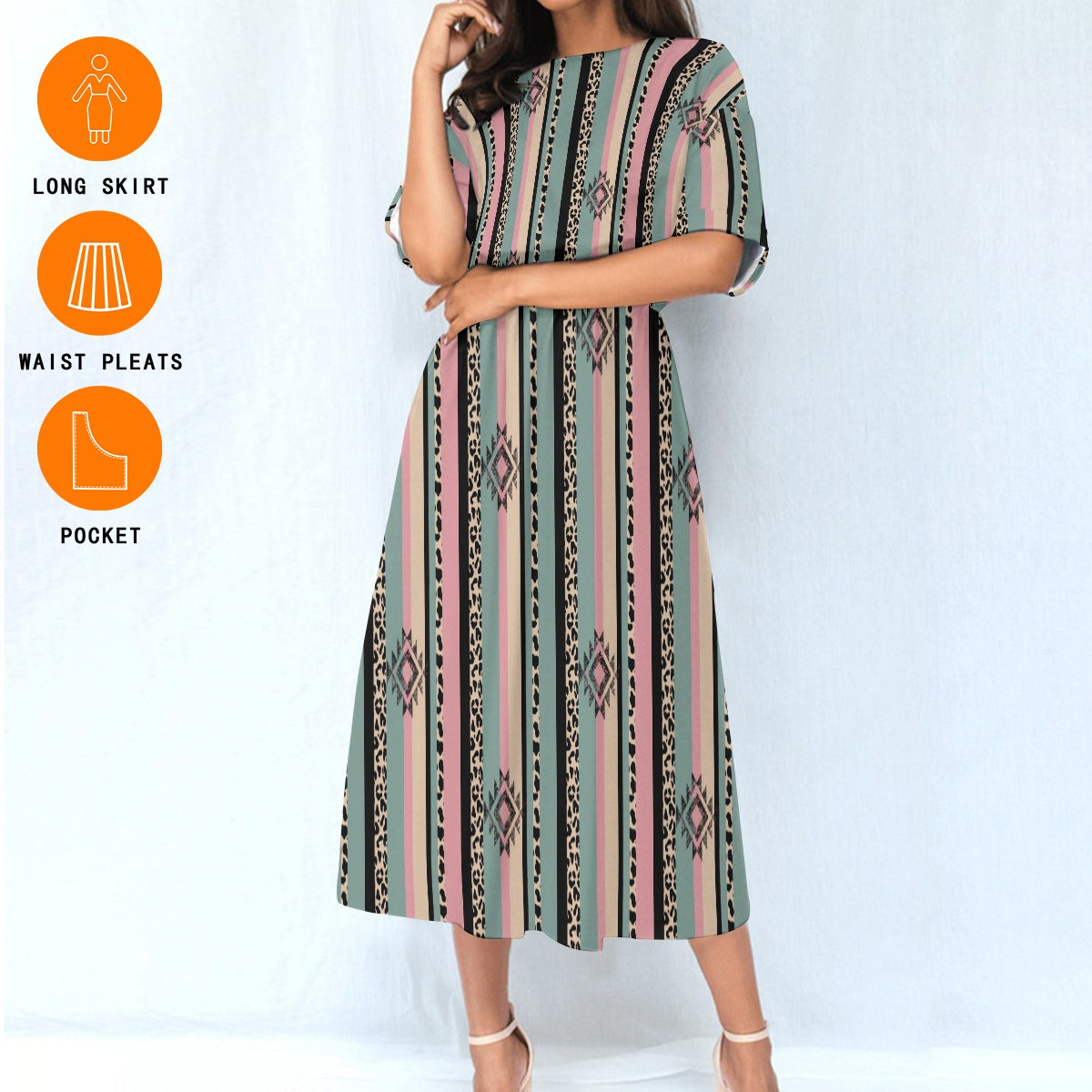 Pink Spur Summer Dress