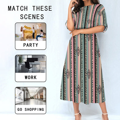 Pink Spur Summer Dress