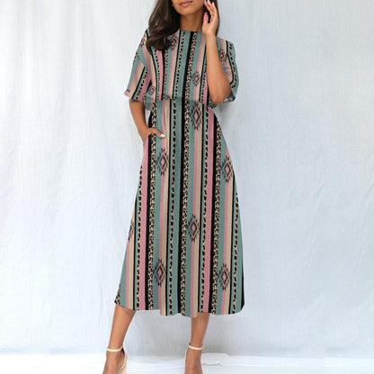 Pink Spur Summer Dress