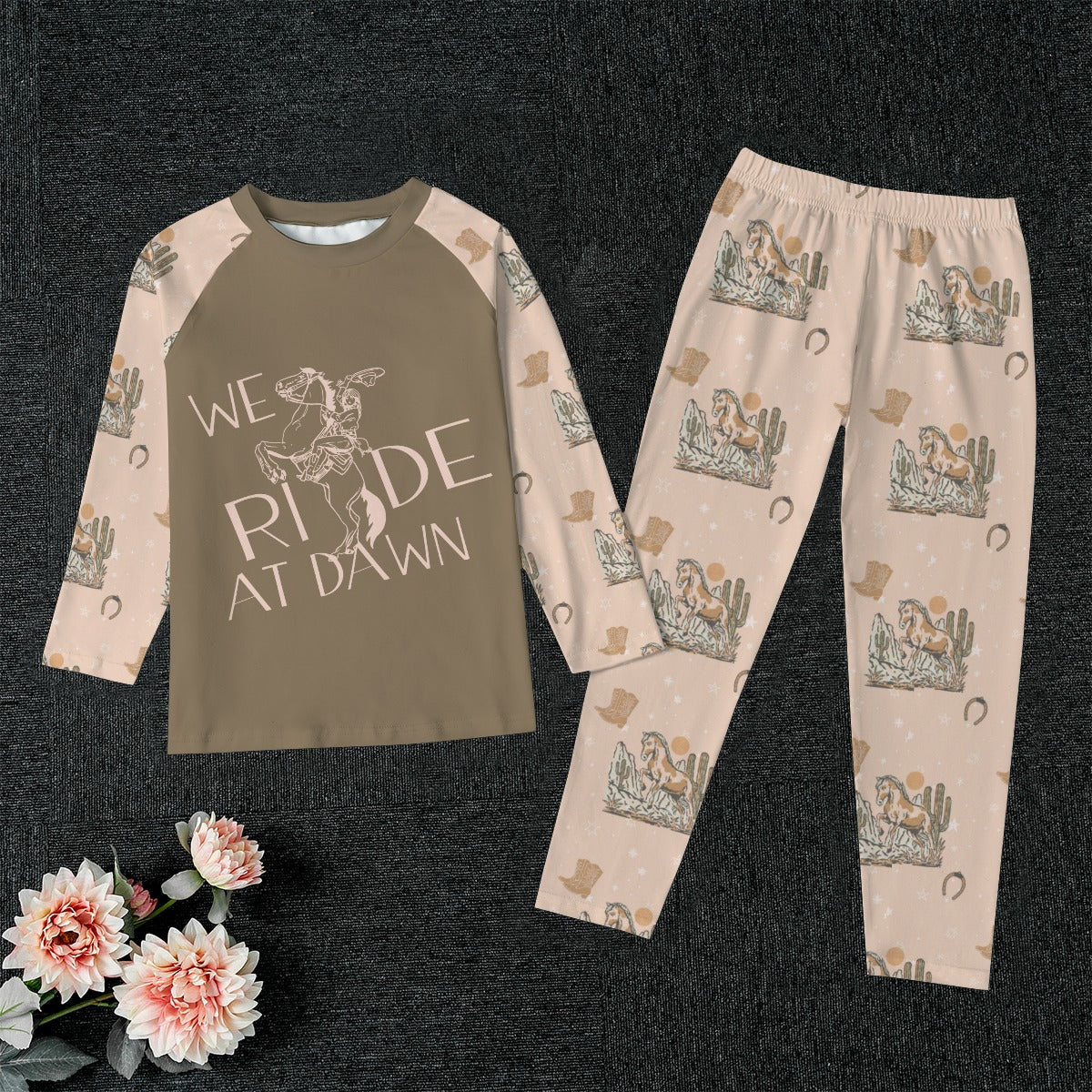 Ride At Dawn Youth Pajamas
