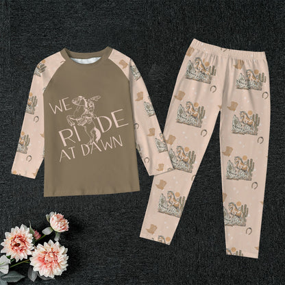 Ride At Dawn Youth Pajamas
