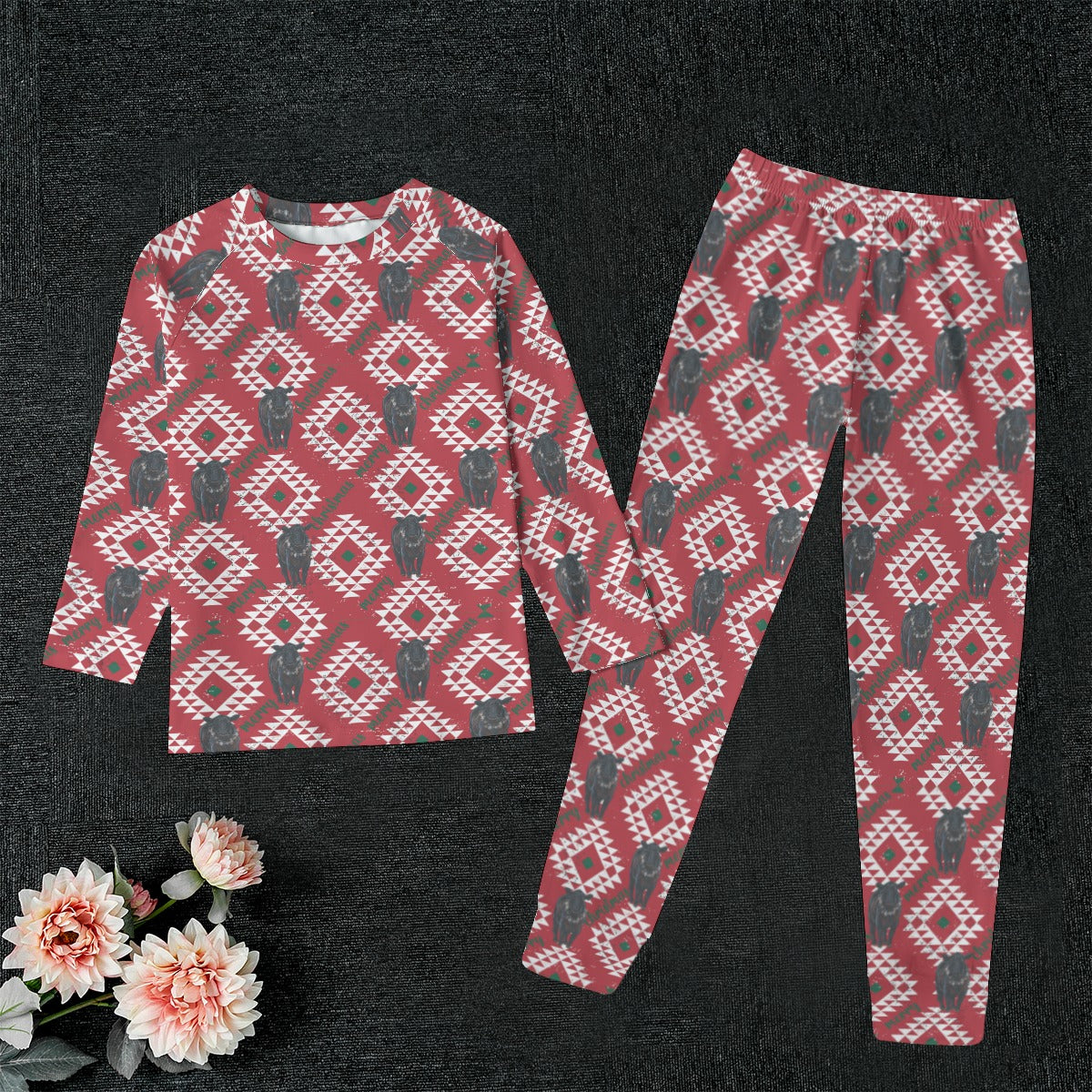 Angus Christmas Youth Pajamas