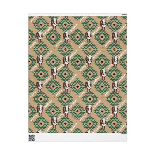 Hereford Christmas Wrapping Paper