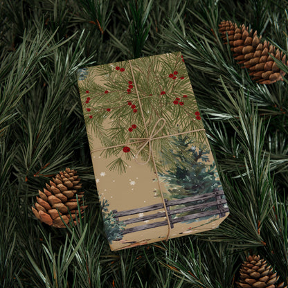 Horse Barn Wrapping Paper