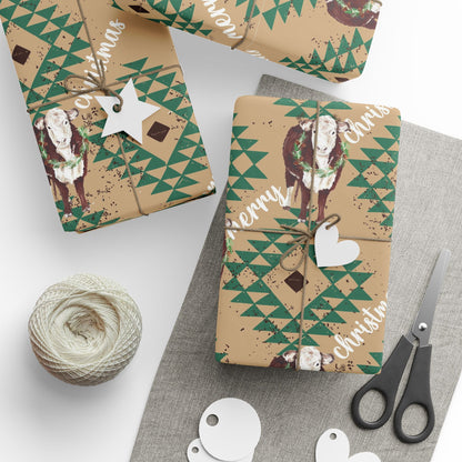 Hereford Christmas Wrapping Paper