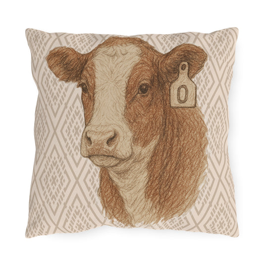 Hereford Mix Patio Pillow