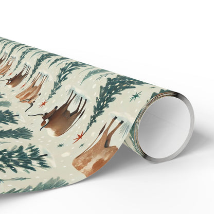 Longhorn Christmas Wrapping Paper