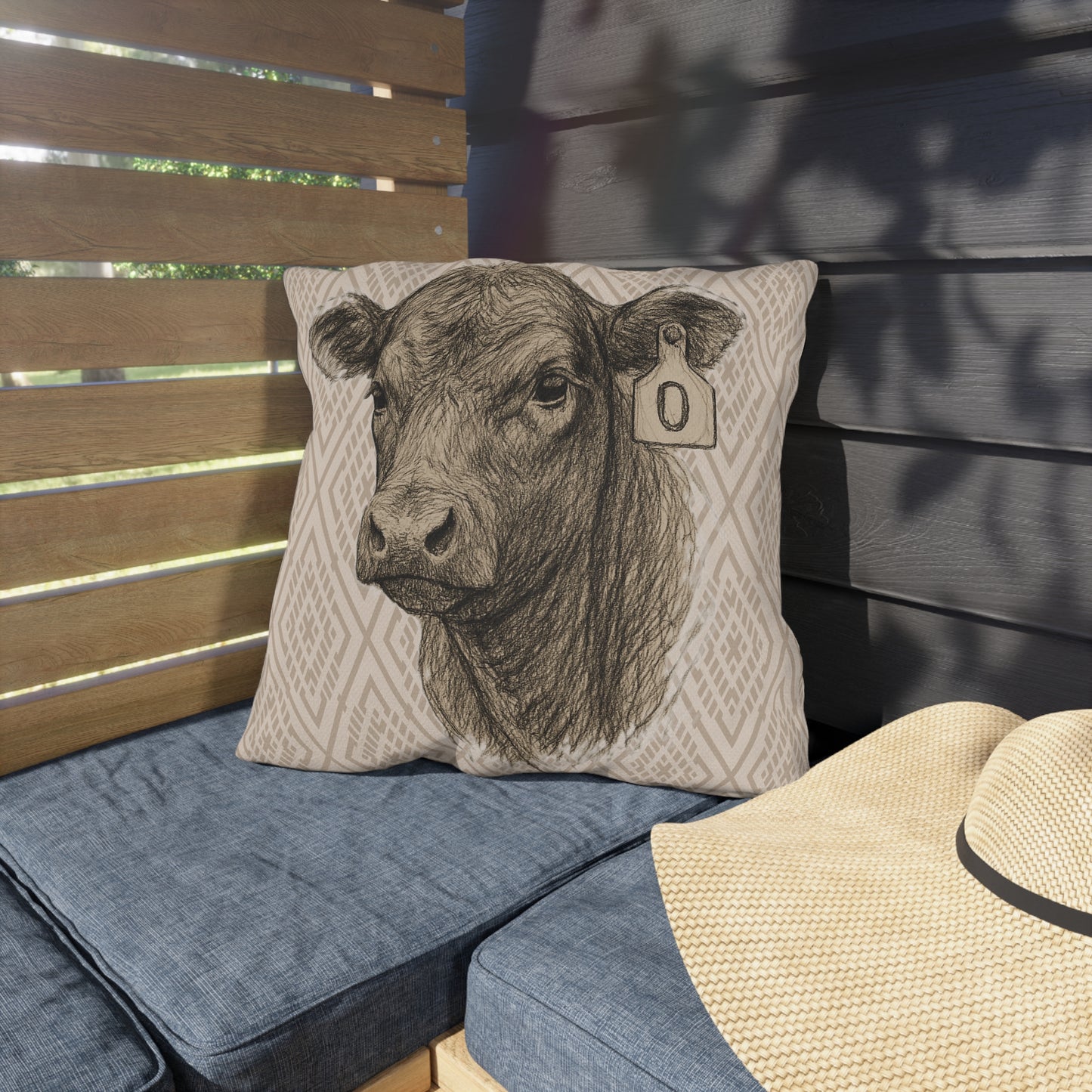 Angus Patio Pillow