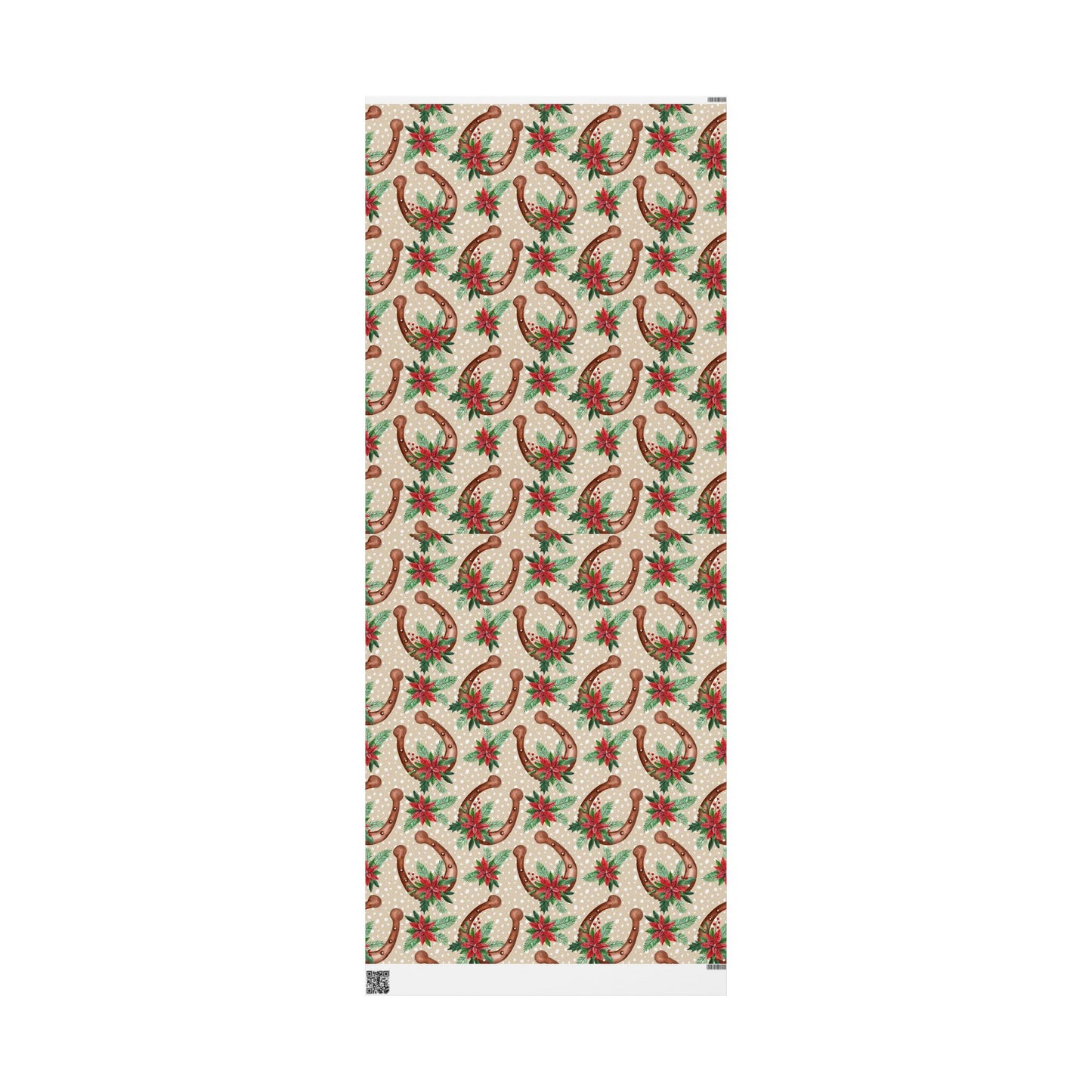 Horse Shoe Christmas Wrapping Paper