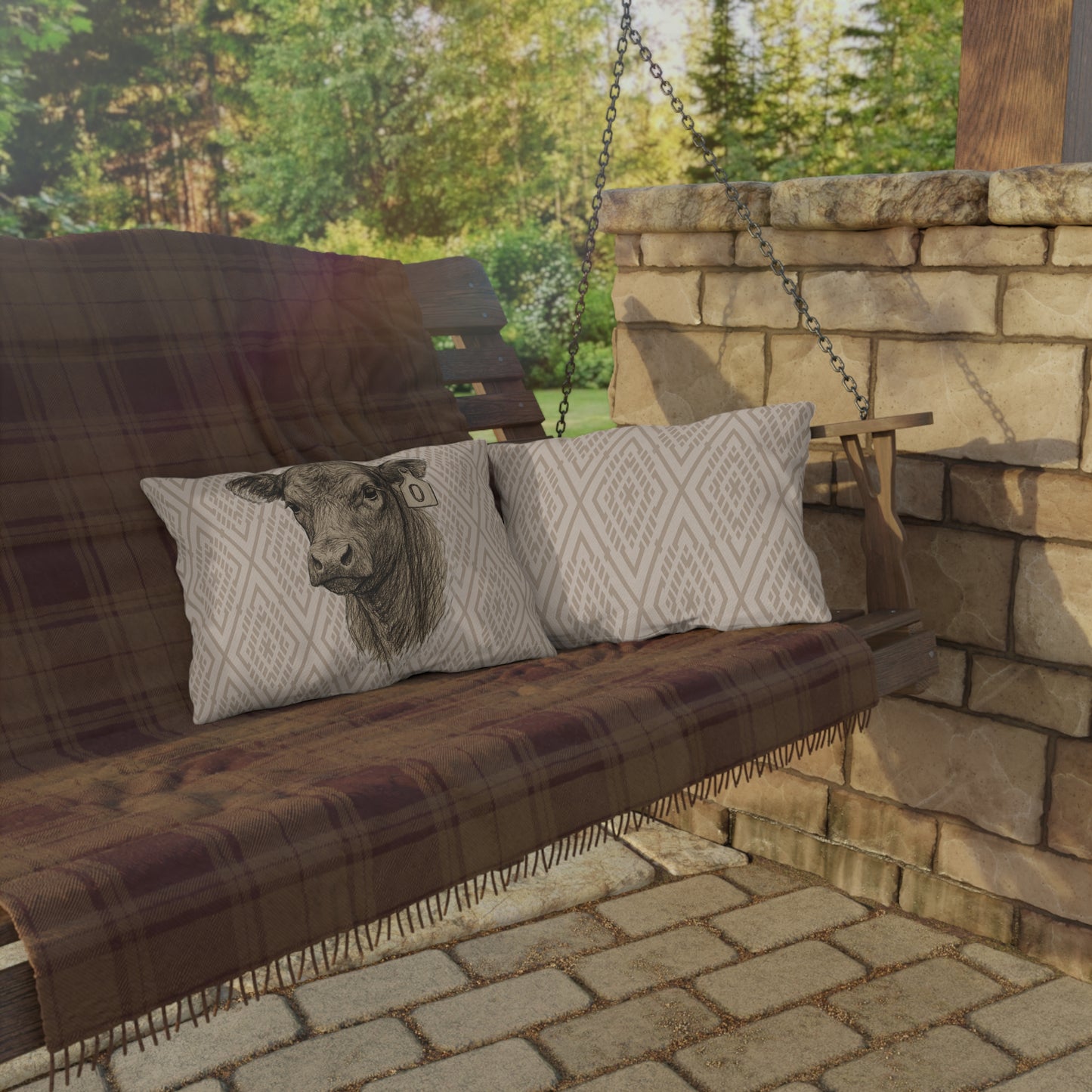 Angus Patio Pillow