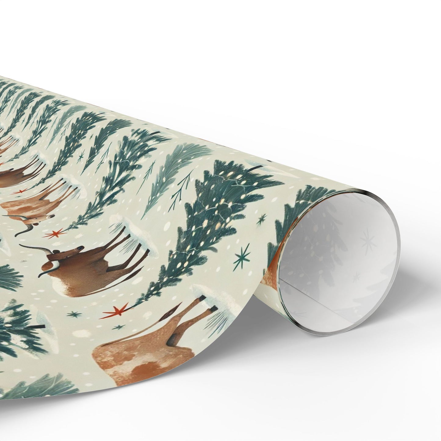 Longhorn Christmas Wrapping Paper