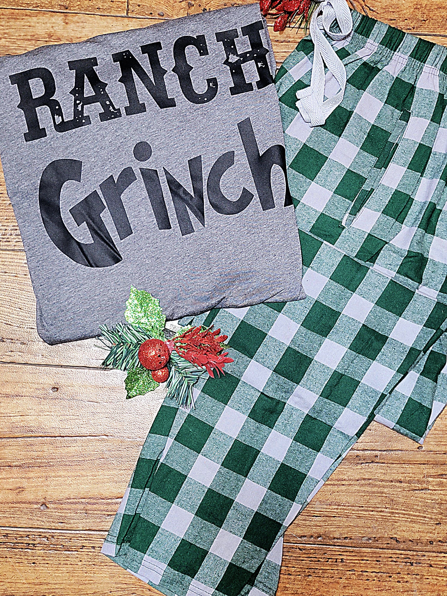 Ranch Grinch Pajama Set