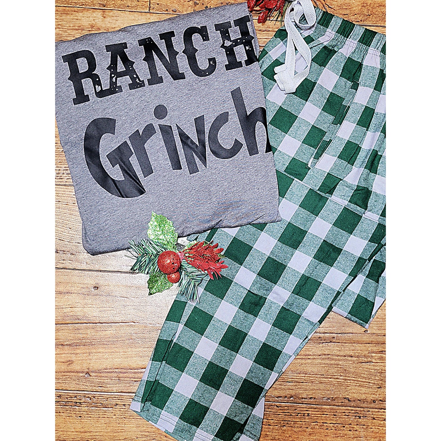 Ranch Grinch Pajama Set