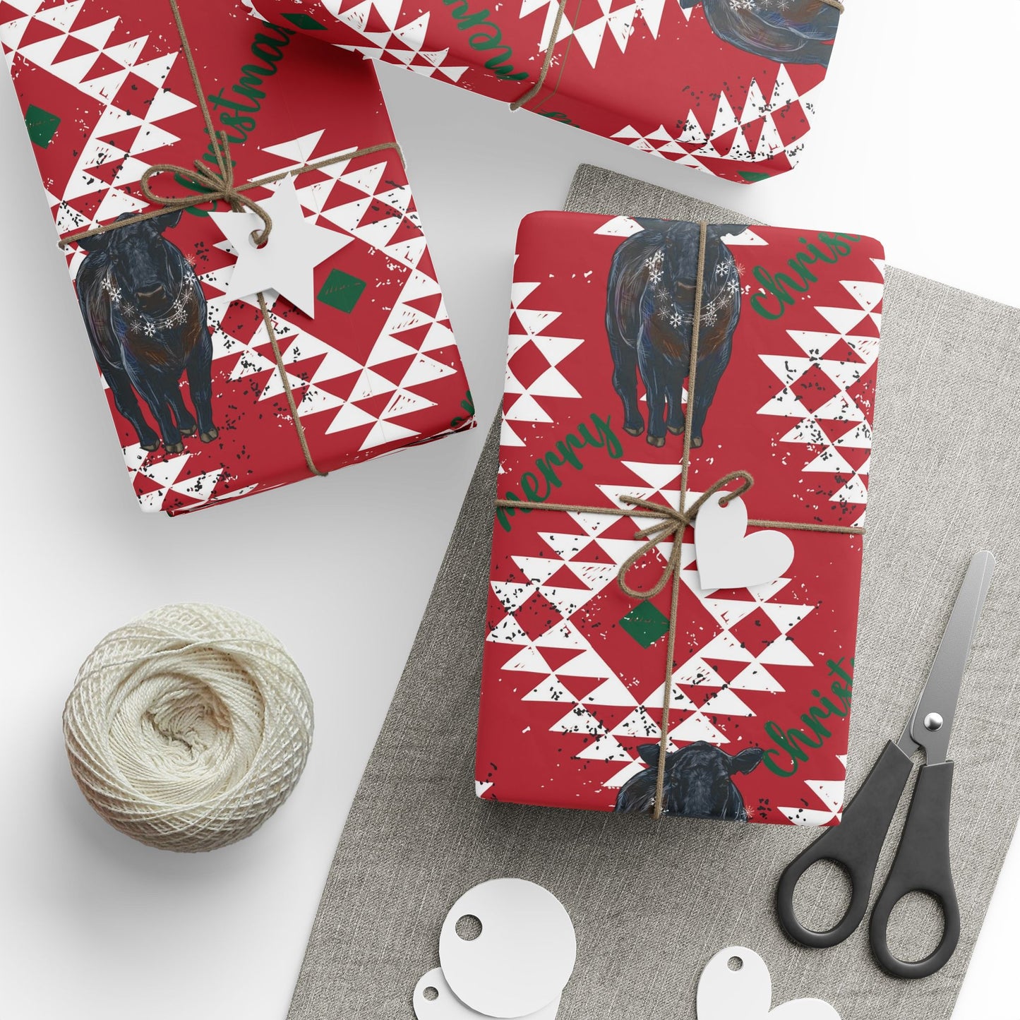 Angus Christmas  Wrapping Paper