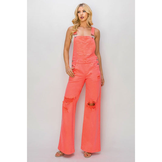 Coral Overalls