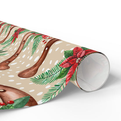 Horse Shoe Christmas Wrapping Paper