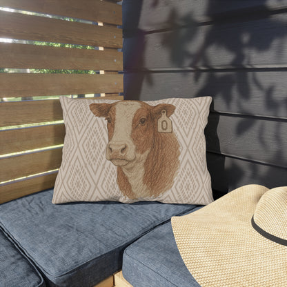 Hereford Mix Patio Pillow
