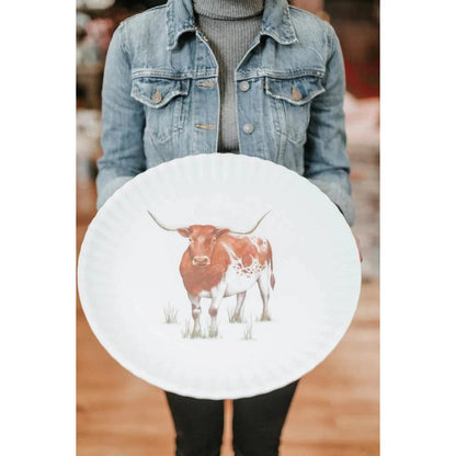 Longhorn Plates & Platter
