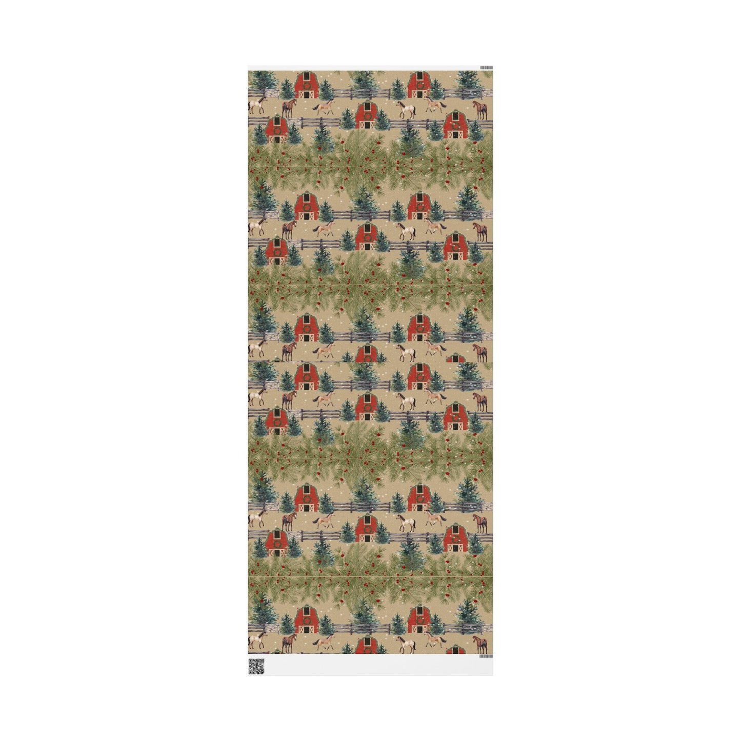 Horse Barn Wrapping Paper
