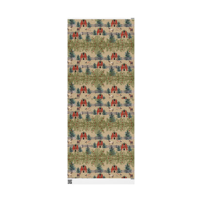 Horse Barn Wrapping Paper