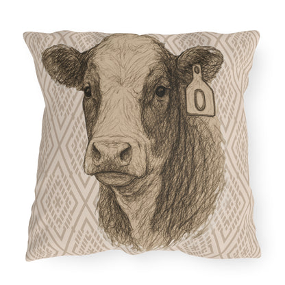 Baldie Patio Pillow