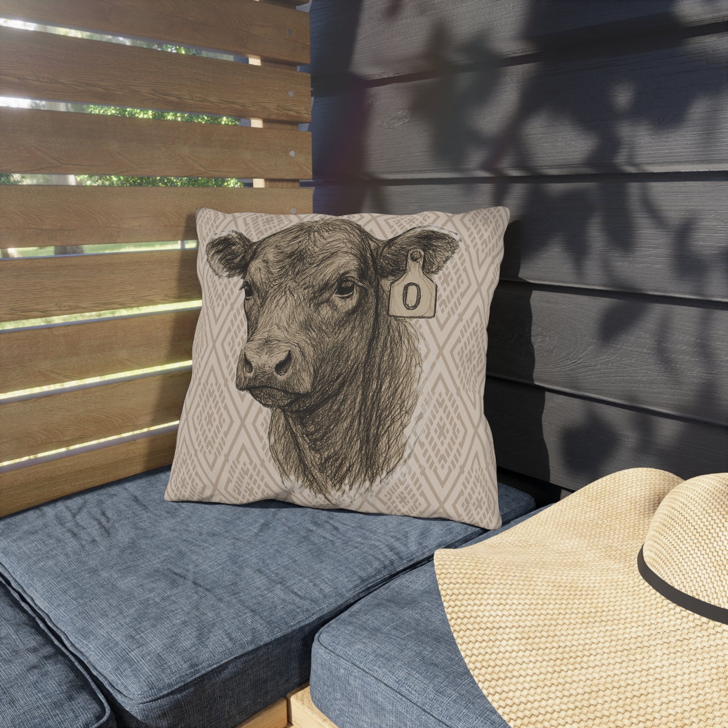 Angus Patio Pillow