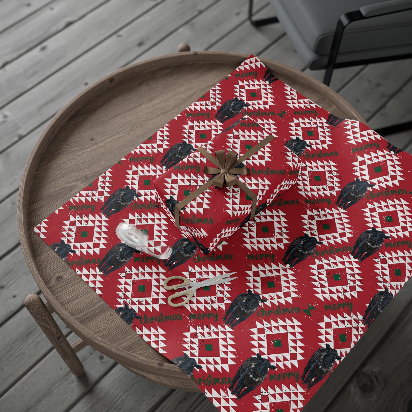 Angus Christmas  Wrapping Paper